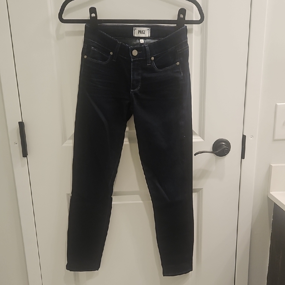 PAIGE Black Skinny Jeans Classic Style